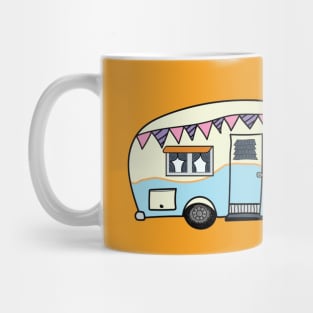 Hit The Road Vintage Camper Canned Ham Mug